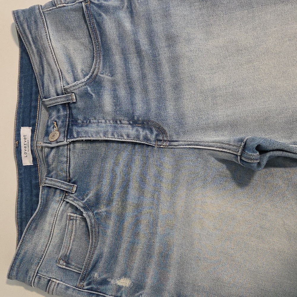 Lovervet Straight Leg Light Wash Jeans - Picture 3 of 15